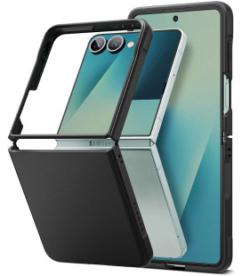 Juodas dėklas Samsung Galaxy Z Flip 7 telefonui "Ringke Onyx"