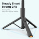 Juoda selfie - asmenukių lazka - trikojis "Tech-Protect L09S Bluetooth Selfie Stick Tripod"