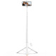 Balta selfie - asmenukių lazka - trikojis "Tech-Protect L09S Bluetooth Selfie Stick Tripod"
