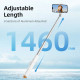 Balta selfie - asmenukių lazka - trikojis "Tech-Protect L09S Bluetooth Selfie Stick Tripod"