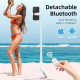 Balta selfie - asmenukių lazka - trikojis "Tech-Protect L09S Bluetooth Selfie Stick Tripod"