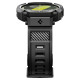 Matinis juodas dėklas - apyrankė Samsung Galaxy Watch 8 / 9 (40 mm) laikrodžiui "Spigen Rugged Armor PRO"