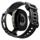 Matinis juodas dėklas - apyrankė Samsung Galaxy Watch 8 (40mm) laikrodžiui "Spigen Rugged Armor PRO"