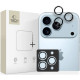 Kameros apsauga Apple iPhone 14 Pro / Max / 15 Pro / Max / 16 Pro / Max / 17 Pro / Max telefonui "Tech-Protect CamRing Fit+"