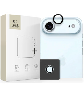 Juoda kameros apsauga Apple iPhone 17 Air telefonui "Tech-Protect CamRing Fit+"