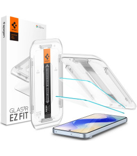 Apsauginis grūdintas stiklas Google Pixel 9 / 9 Pro telefonui "Spigen Glas.TR EZ Fit 2-Pack"