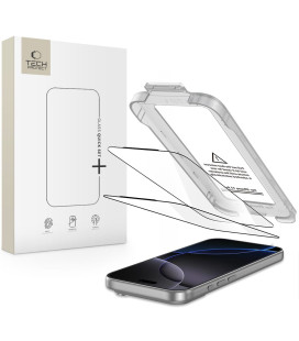 Apsauginis grūdintas stiklas Apple iPhone 17 Pro Max telefonui "Tech-Protect Quick Set+ 2-Pack"