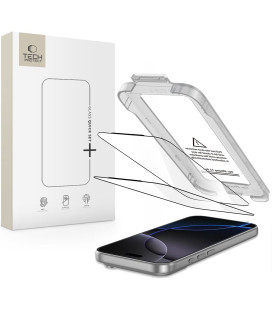 Apsauginis grūdintas stiklas Apple iPhone 17 Pro telefonui "Tech-Protect Quick Set+ 2-Pack"