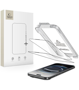 Apsauginis grūdintas stiklas Apple iPhone 17 Air telefonui "Tech-Protect Quick Set+ 2-Pack"