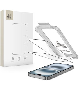 Apsauginis grūdintas stiklas Apple iPhone 17 telefonui "Tech-Protect Quick Set+ 2-Pack"