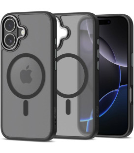 Matinis juodas / Gunmetal dėklas Apple iPhone 17 telefonui "Tech-Protect MagEdge Magsafe"
