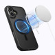 Matinis juodas / Gunmetal dėklas Apple iPhone 17 telefonui "Tech-Protect MagEdge Magsafe"