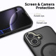 Matinis juodas / Gunmetal dėklas Apple iPhone 17 telefonui "Tech-Protect MagEdge Magsafe"