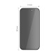 (Privacy) apsauginis grūdintas stiklas Apple iPhone 16 Pro Max / 17 Pro Max telefonui "Tech-Protect Glass Spy+ 2-Pack"