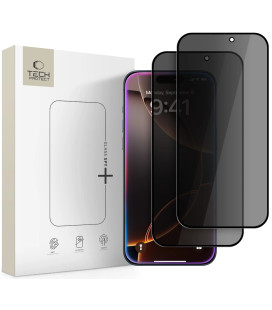 (Privacy) apsauginis grūdintas stiklas Apple iPhone 16 Pro Max / 17 Pro Max telefonui "Tech-Protect Glass Spy+ 2-Pack"
