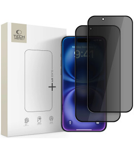 (Privacy) apsauginis grūdintas stiklas Apple iPhone Air telefonui "Tech-Protect Glass Spy+ 2-Pack"