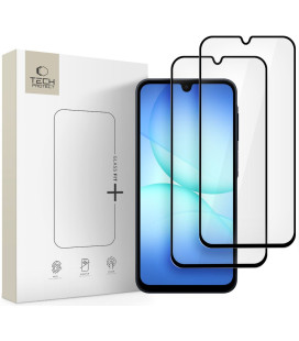 Apsauginis grūdintas stiklas Samsung Galaxy A16 4G / 5G / A26 5G / A17 4G / 5G telefonui "Tech-Protect Glass Fit+ 2-Pack"