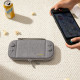 Pilkas dėklas Nintendo Switch 2 žaidimų kompiuteriui "Tech-Protect Slim Pouch"