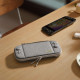 Pilkas dėklas Nintendo Switch 2 žaidimų kompiuteriui "Tech-Protect Slim Pouch"