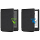 Juodas atverčiamas dėklas Pocketbook Verse / Pro / Lite skaityklei "Tech-Protect Smartcase"