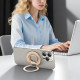Auksinės spalvos magsafe žiedas telefonui su laikikliu pirštui "Tech-Protect MMR600 Magsafe"