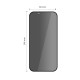 (Privacy) Apsauginis grūdintas stiklas Apple iPhone 13 / 13 Pro / 14 / 16E / 17E telefonui "Tech-Protect Quick Set Spy+ 2-Pack"