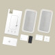 (Privacy) Apsauginis grūdintas stiklas Apple iPhone 14 Pro telefonui "Tech-Protect Quick Set Spy+ 2-Pack"