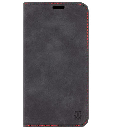 Juodas atverčiamas dėklas Samsung Galaxy A17 4G / 5G telefonui "Tactical Xproof"