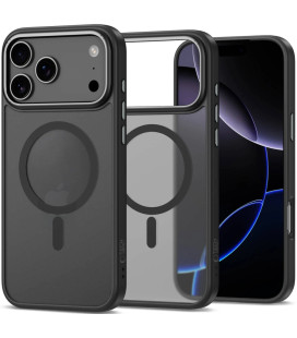 Juodas (Gunmetal) dėklas Apple iPhone 17 Pro / 18 Pro telefonui "TP Camedge Magsafe"