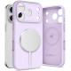 Purpurinis dėklas Apple iPhone 17 Pro telefonui "Tech-Protect Silicone Magsafe"