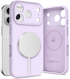 Purpurinis dėklas Apple iPhone 17 Pro telefonui "Tech-Protect Silicone Magsafe"