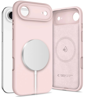 Rožinis dėklas Apple iPhone 17 Air telefonui "Tech-Protect Silicone Magsafe"