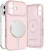 Rožinis dėklas Apple iPhone 17 telefonui "Tech-Protect Silicone Magsafe"