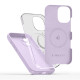 Purpurinis dėklas Apple iPhone 17 telefonui "Tech-Protect Silicone Magsafe"