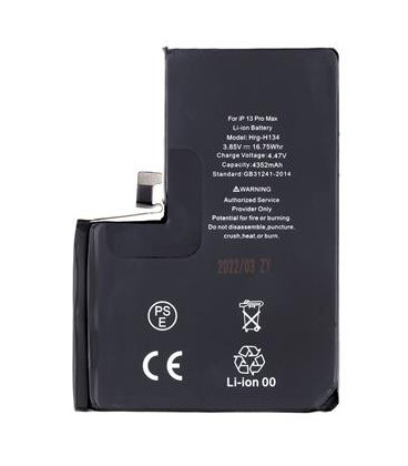 Battery for iPhone 13 Pro Max 4352mAh Li-Ion (Bulk)