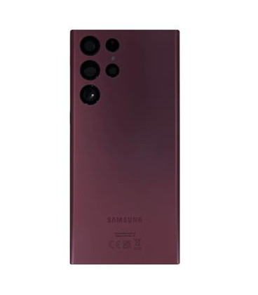 Samsung S908B Galaxy S22 Ultra Battery Cover Burgundy (Service Pack)