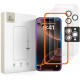 Apsauginis grūdintas stiklas + kameros apsauga Apple iPhone 16 Pro Max / 17 Pro Max telefonui "Tech-Protect Easy Set+ 3-Pack"