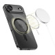 Juodas (Shiny) / skaidrus dėklas Apple iPhone 17 Air telefonui "Tech-Protect MagFlex Magsafe"