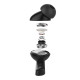 Baltos belaidės ausinės "Spigen SA2402 ANC Pro In-Ear"