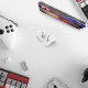 Baltos belaidės ausinės "Spigen SA2400 ANC Pro In-Ear"