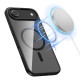 Juodas / skaidrus dėklas Apple iPhone Air telefonui "Tech-Protect Magmat Magsafe"