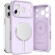 Purpurinis dėklas Apple iPhone 17 Pro Max telefonui "Tech-Protect Silicone Magsafe"