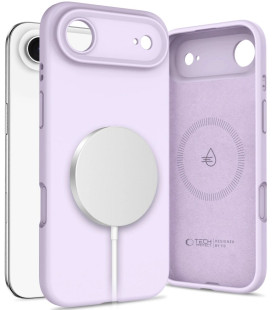 Purpurinis dėklas Apple iPhone 17 Air telefonui "Tech-Protect Silicone Magsafe"