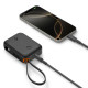 Juoda išorinė baterija 30W 10000mAh "Spigen Essential EA3010BT Power Bank"