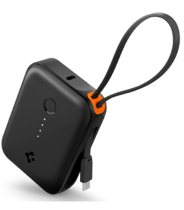 Juoda išorinė baterija 30W 10000mAh "Spigen Essential EA3010BT Power Bank"
