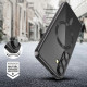 Juodas / skaidrus dėklas Samsung Galaxy A17 / A18 4G / 5G telefonui "Tech-Protect MagFlex Magsafe"