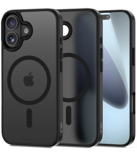 Matinis juodas dėklas Apple iPhone 17 telefonui "Tech-Protect Magmat Magsafe"