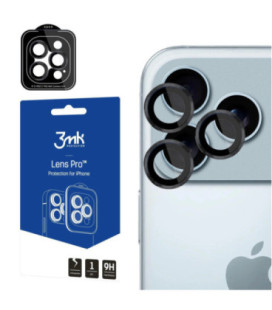 Apsauginis stikliukas kamerai 3mk Lens Pro Apple iPhone 17 Pro/17 Pro Max juodas