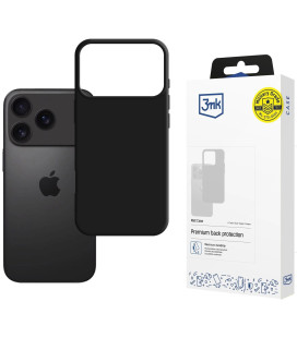 Juodas ėklas Apple iPhone 17 Pro / 18 Pro telefonas "3mk Matt Case"