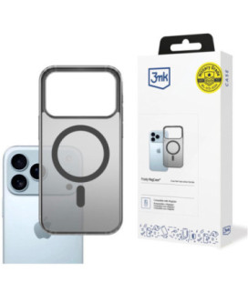 Dėklas 3mk Frosty MagCase Apple iPhone 17 Pro juodas